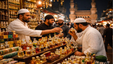 رمضان المبارک میں حیدرآباد کے بازاروں میں عطریات کی فروخت میں نمایاں اضافہ