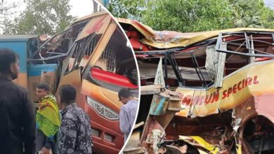 بنگلہ دیش میں بس کو ٹرین کی ٹکر، 12 افراد ہلاک
