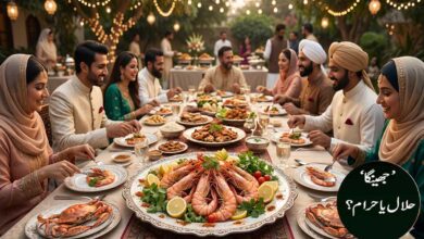 جھینگا کھانا