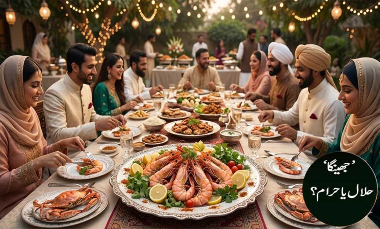 جھینگا کھانا