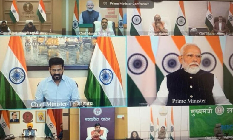 مغربی ایشیا بحران: وزیر اعظم نریندر مودی کی وزرائے اعلیٰ کے ساتھ اہم میٹنگ، سی ایم ریونت ریڈی کی شرکت