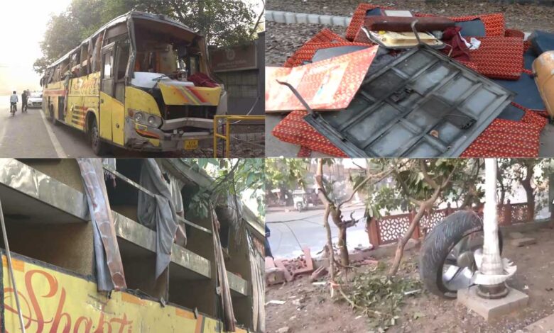 د ہلی بس حادثہ 2 ہلاک، 23 زخمی؛ پولیس کی بروقت کارروائی سے کئی جانیں بچ گئیں