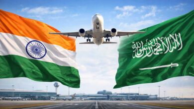 ہندوستان سے ریاض کیلئے آج سے پروازیں بحال