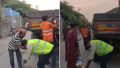 حیدرآباد میں صفائی کے لیے منفرد اقدام، جی ایچ ایم سی سپروائزر نے سب کو حیران کردیا