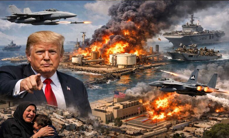جنگ میں شدت، مزید 2500 امریکی مرینس مشرق وسطیٰ روانہ، تیل انفرااسٹرکچر اگلا نشانہ ہوگا