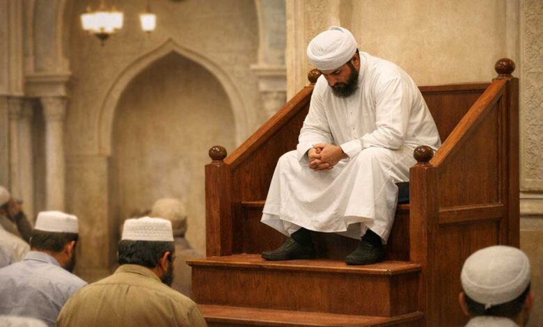 جمعہ کے دو خطبوں کے درمیان وقفہ