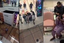 کُوکٹ پلی میں لیک شور مال کی چھت کا حصہ گرنے سے کئی افراد زخمی