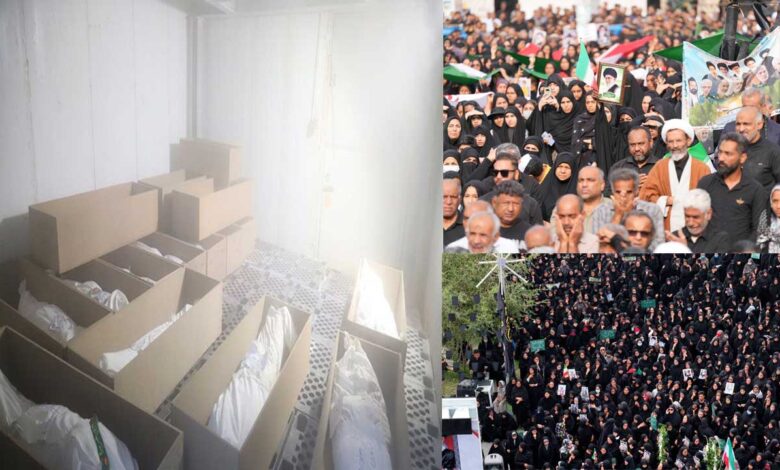 امریکی حملے میں شہید طالبات  کو میناب کے مقامی قبرستان میں سپردِ خاک کیا گیا ، ایرانی وزیر خارجہ کا شدید ردعمل