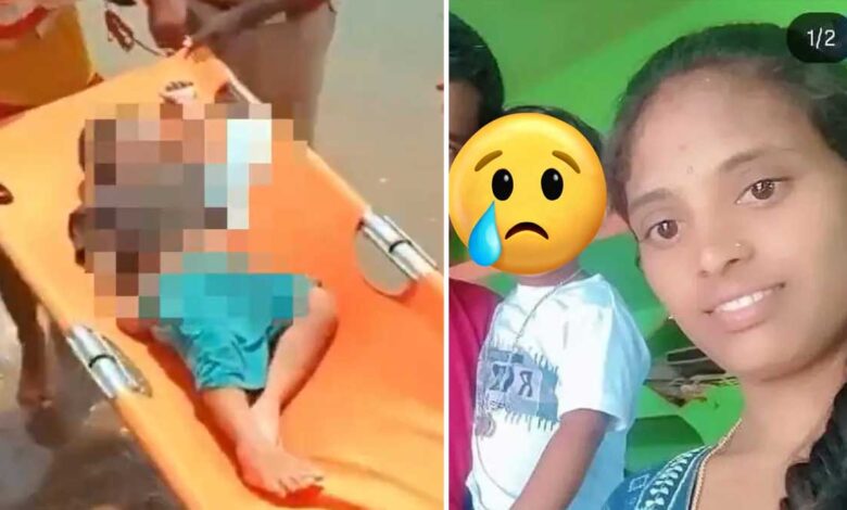 ماں نے تین سالہ بیٹے کو ساتھ باندھ کر نہر میں چھلانگ لگا دی، ورنگل میں دل دہلا دینے والا واقعہ