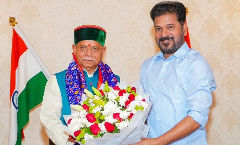 تلنگانہ کے وزیر اعلیٰ ریونت ریڈی نے گورنر کو سالگرہ کی مبارکباد دی