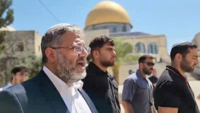 اسرائیلی وزیر اتماربین گویر کا مسجد اقصیٰ پر دوبارہ دھاوا