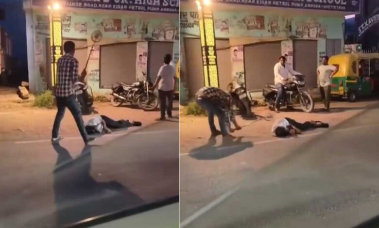 نوجوان کو سڑک پر لہو لہان کر دیا گیا، خوفناک ویڈیو وائرل