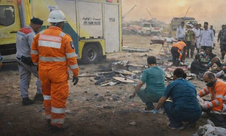 ابوظہبی میں ایرانی میزائل کا ملبہ گرنے سے 12 افراد زخمی ، 5 ہندوستانی بھی شامل