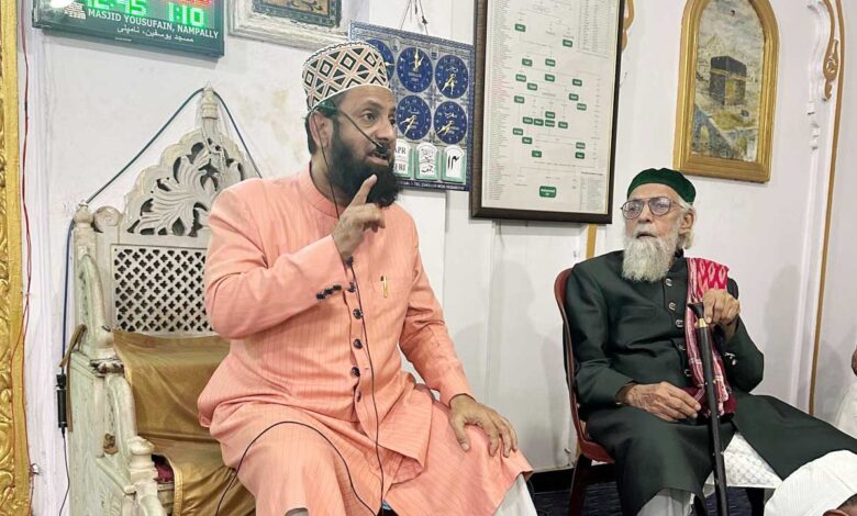 درگاہ حضرات یوسفینؒ میں سید الشہداء حضرت امیر حمزہؓ کی عظمت پر مولانا محمد عبدالحمید رحمانی کا خطاب