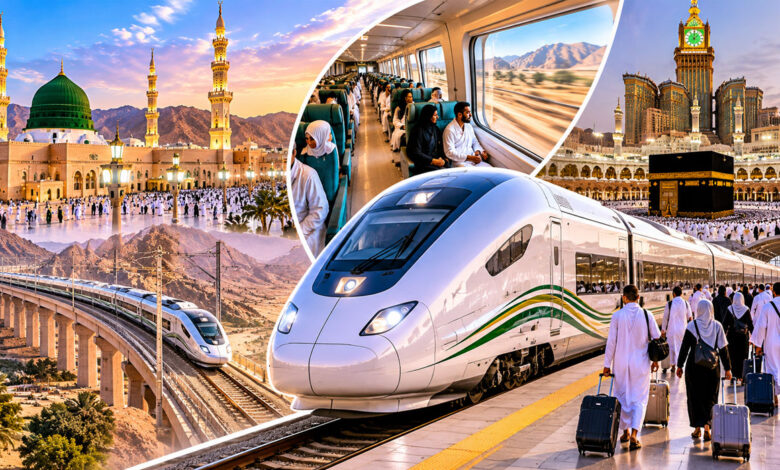 مکہ سے مدینہ صرف 2 گھنٹے 15 منٹ، سعودی ریلوے کا بڑا حج آپریشن