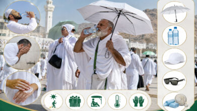 عازمینِ حج گرمی سے بچاؤ کے لیے کیا کریں؟ سعودی وزارت صحت کی اہم ہدایت