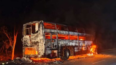 Major accident averted in Nalgonda, fire in Hyderabad-Kakinada bus, 36 passengers safe