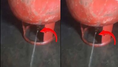 بلیک میں سلنڈر بیچنے والوں سے ہوشیار رہیں، جب سلنڈر کو الٹا کیا گیا تو سب کے ہوش اڑ گئے، ویڈیو وائرل