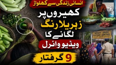 انسانی زندگی سے کھلواڑ، کھیروں پر زہریلا رنگ لگانے کا ویڈیو وائرل، 9 خواتین گرفتار