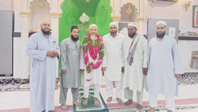 حضرت علامہ مولانا حافظ وقاری سید شاہ صغیر احمد نقشبند شیخ الحدیث جامعہ نظامیہ کی حج کو روانگی