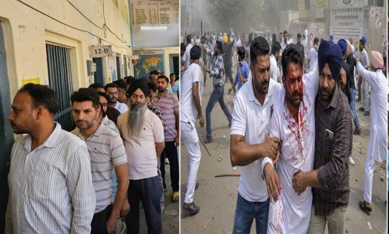 Violence and chaos in Punjab's local body elections, clashes at several places, Congress candidate seriously injured