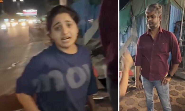 خاتون سوشل میڈیا انفلوئنسر نے مبینہ ہراسانی کرنے والے شخص کو عوام کے سامنے سبق سکھا دیا (ویڈیو وائرل)