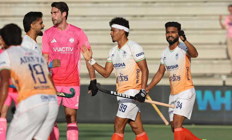 ہندستانی مردوں کی ہاکی ٹیم نے عالمی چیمپئن جرمنی کو 3-1 سے شکست دی