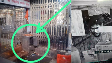 بسرا مندر میں چوری، بدمعاش چاندی کا تاج اور ہنڈی کی رقم لے کر فرار