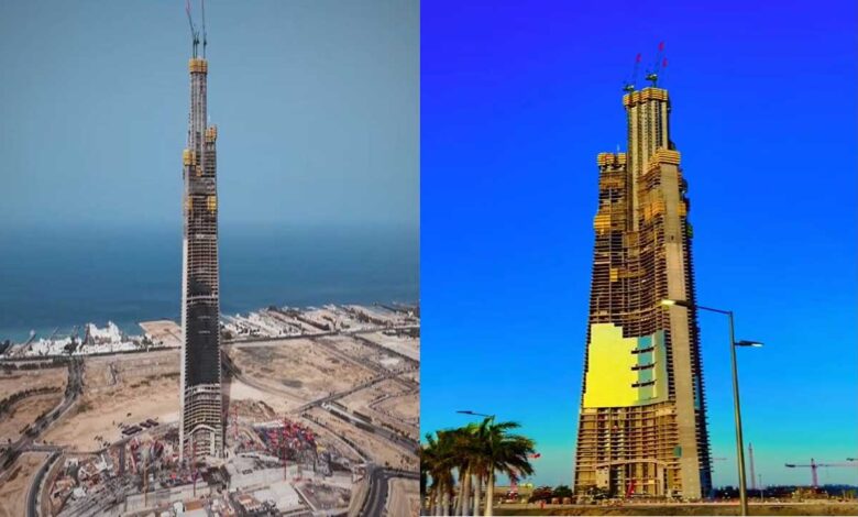 دنیا کی بلند ترین زیرِ تعمیر عمارت کا منفرد سنگِ میل، سعودی عرب کو بڑا اعزاز