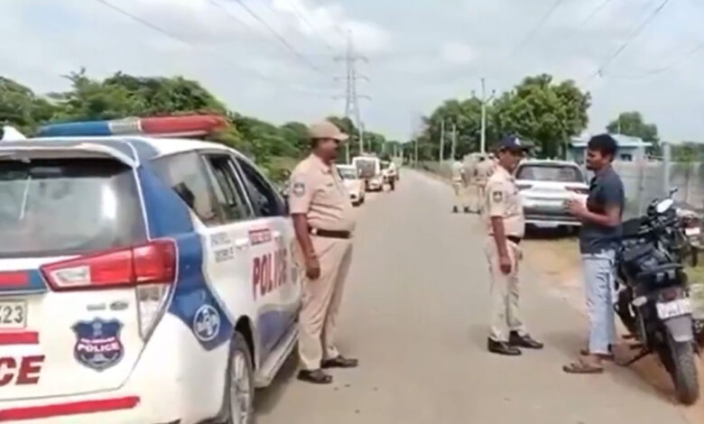 بہادرگڑہ میں ہائیڈرا کی کارروائی، 650 ایکڑ اراضی کی فینسنگ، کسانوں کے احتجاج کے دوران پولیس کی بھاری فورس تعینات