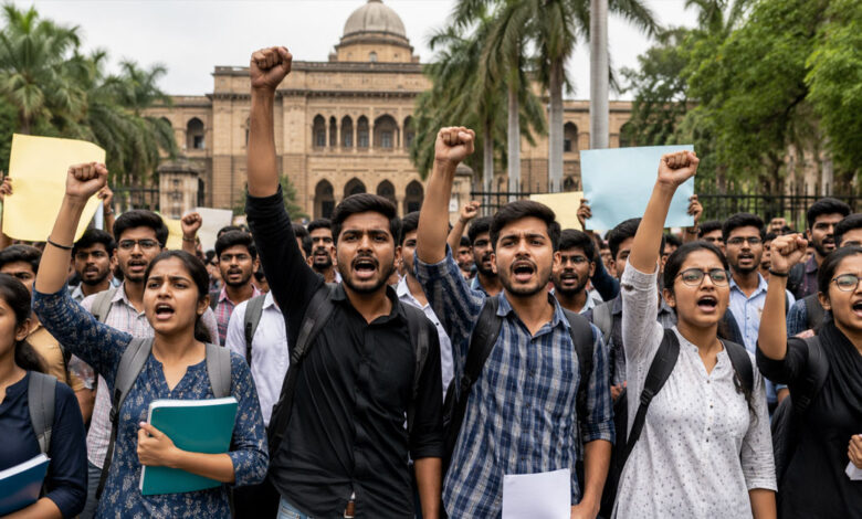 تلنگانہ بھر میں تعلیمی بند کا اعلان،طلبہ کے جمہوری حقوق کے تحفظ کا مطالبہ