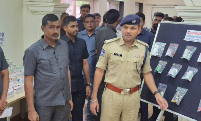 حیدرآباد میں اسٹیرائیڈ انجکشن اور باڈی بلڈنگ ادویات کی غیر قانونی فروخت کے معاملے میں چھ افراد گرفتار