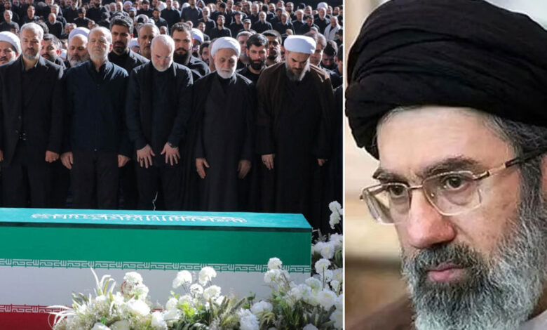 مجتبیٰ خامنہ ای والد کے جنازے پر بھی سامنے نہ آئے