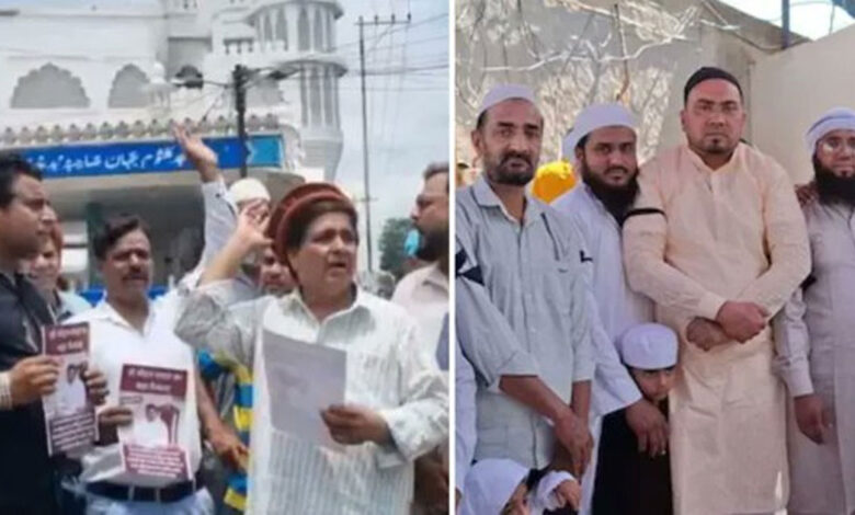 وقف بورڈ میں غیر مسلم ارکان کے تقرر کی مخالفت تیز، سیاہ پٹی باندھ کر ہوگی جمعہ کی نماز