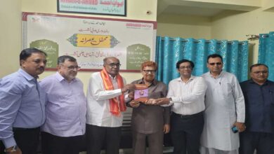 اردو زبان بہت ہی شیریں اور سیکھنا نہایت آسان "سینیئر ایڈوکیٹ ارون کمار لاٹھکر "