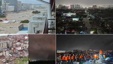 قدرتی آفات سے چین لرز اٹھا، طوفان اور سیلاب سے بڑے پیمانے پر نقصان