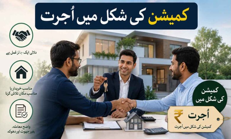 کمیشن کی شکل میں اُجرت