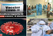 آندھرا پردیش میں کووڈ-19 کے 12 کیسز، 4 اموات