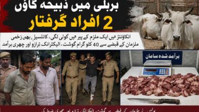 بریلی میں ذبیحہ گاؤ،2افراد گرفتار، انکاؤنٹر میں ایک ملزم زخمی