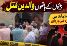 دل دہلا دینے والا واقعہ، بیٹوں کے ہاتھوں والدین قتل (ویڈیو)