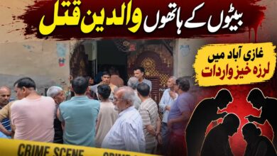 دل دہلا دینے والا واقعہ، بیٹوں کے ہاتھوں والدین قتل (ویڈیو)