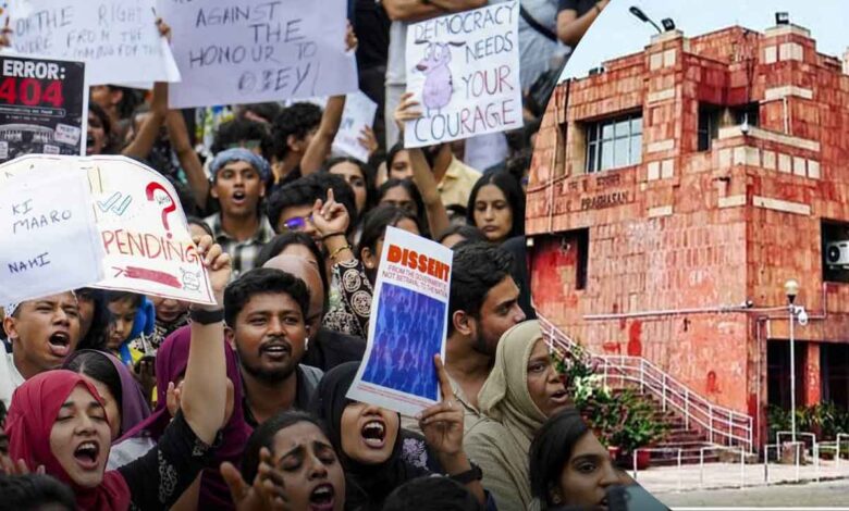جواہرلال نہرویونیورسٹی طلبہ کو سی جے پی احتجاج سے گریز کرنے کی ہدایت