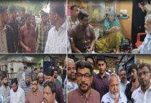 کیلیفورنیا حادثے کے متاثرہ خاندان کے گھر پہنچے یاقوت پورہ ایم ایل اے جعفر حسین میراج