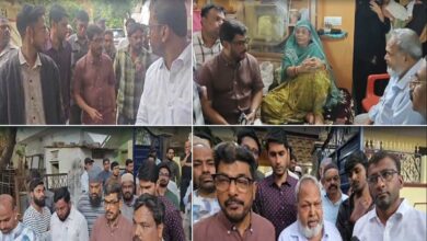 کیلیفورنیا حادثے کے متاثرہ خاندان کے گھر پہنچے یاقوت پورہ ایم ایل اے جعفر حسین میراج