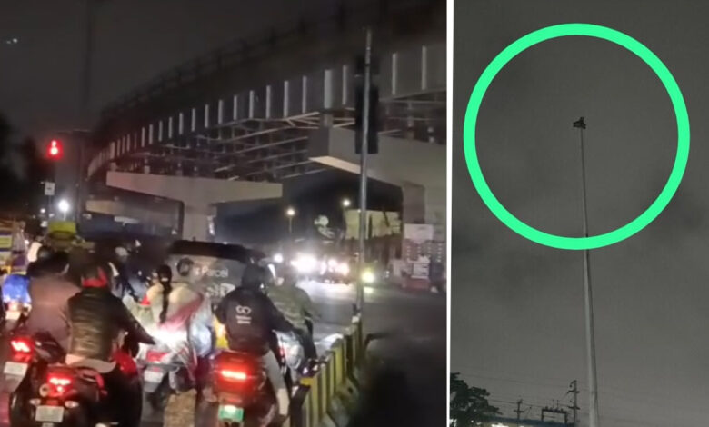 پرانے شہر کے اہم چوراہے اندھیرے میں، حادثات کا خطرہ لاحق