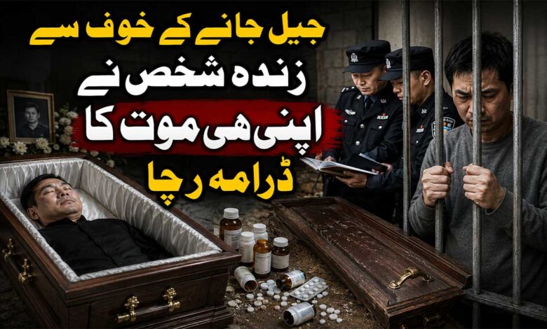 جیل جانے کے خوف سے زندہ شخص نے اپنی ہی موت کا ڈرامہ رچا