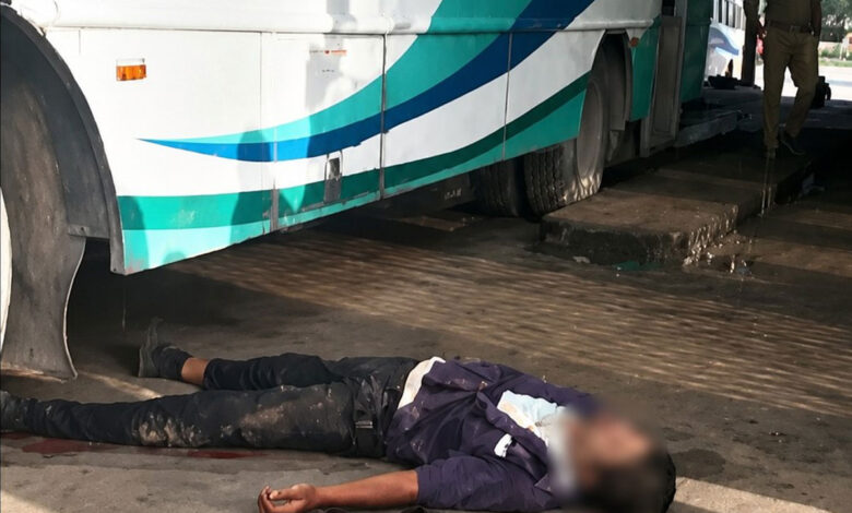 حیدرآباد کے جیڈی میٹلہ آر ٹی سی ڈپو میں حادثہ، بس کی مرمت کے دوران مکینک کی موت