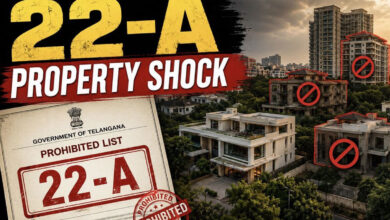 گریٹر حیدرآباد میں ایک لاکھ سے زائد جائیدادیں 22-A کے تحت بلیک لسٹ، مالکان پریشان