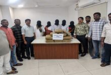 حیدرآباد میں گانجا اسمگلنگ کے خلاف کارروائی، 5 افراد گرفتار، 38 کلو خشک گانجا ضبط
