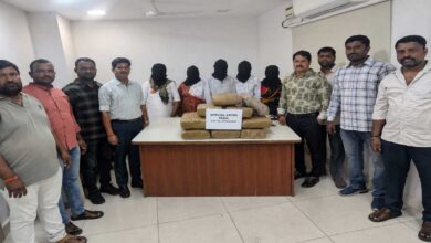 حیدرآباد میں گانجا اسمگلنگ کے خلاف کارروائی، 5 افراد گرفتار، 38 کلو خشک گانجا ضبط